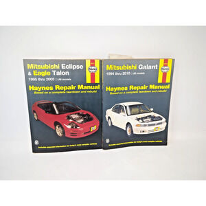 lot of 2 Haynes Repair Manual 68031 Mitsubishi Eclipse Eagle Talon Galant 68035
